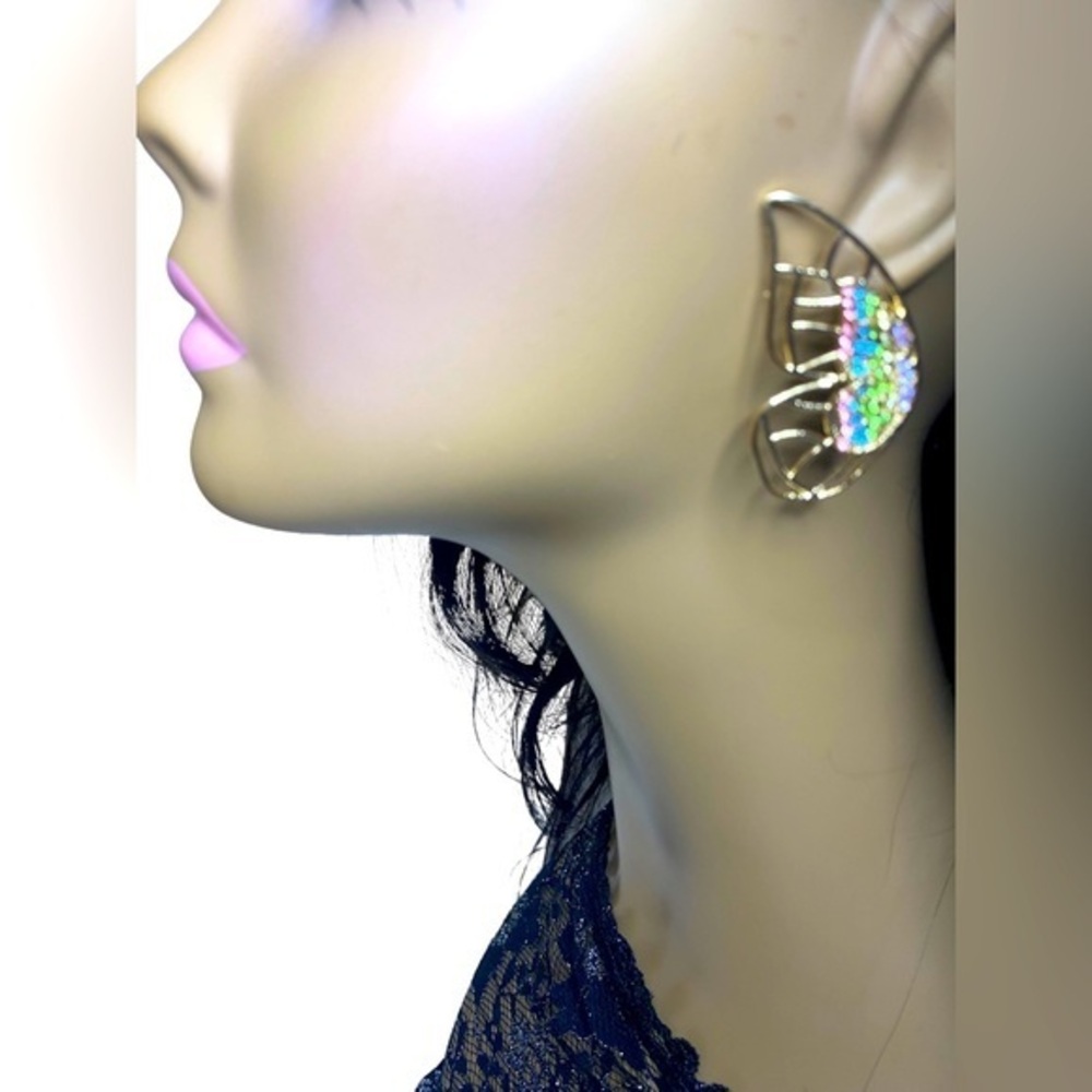 Noir Butterfly Earrings